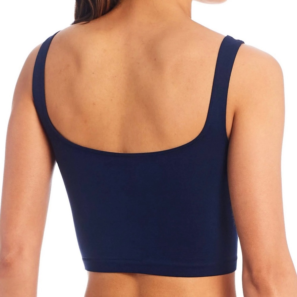 Free People Day Square Neck Sleeveless Cropped Brami - Picture 3 of 5